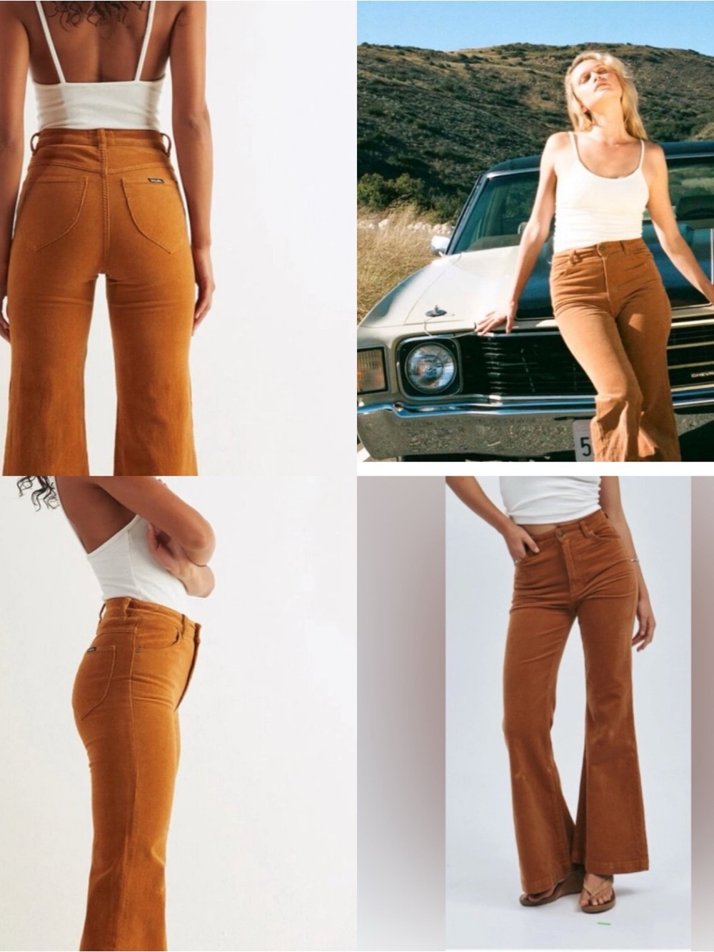 Rollas east coast flare corduroy pants size 27 - Picture 10 of 10